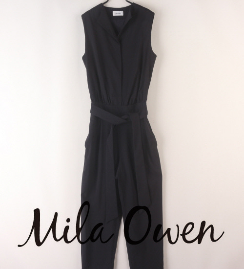 Tychez Vintage Clothing Mila Owen 밀라오웬 벨티드 민소매 점프수트