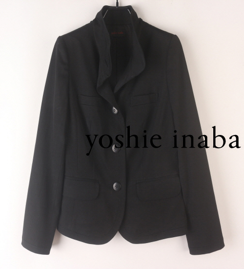 (70%세일) Tychez Vintage Clothing Yoshie Inaba 요시에 이나바 블랙컬러 버튼 자켓