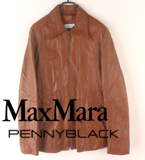 (70%세일) Tychez Vintage Clothing MAX MARA by PENNY BLACK 막스마라 페니블랙 양가죽