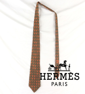 (50%세일) HERMES 에르메스 실크100% 패턴 넥타이