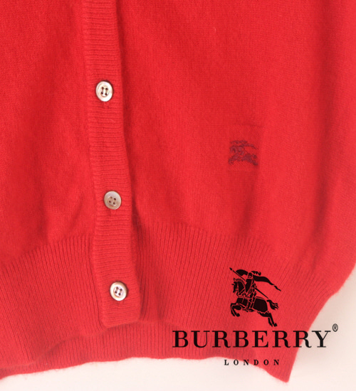 (50%세일) Tychez Vintage Clothing BURBERRY 버버리 로고자수 캐시미어