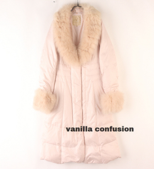 (70%세일) Tychez Vintage Clothing Vanilla Confusion 폭스퍼(탈착) 다운 패딩