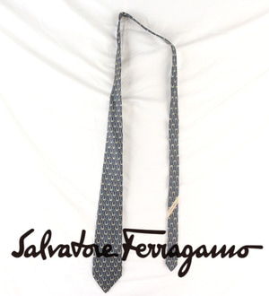 (50%세일) SALVATORE FERRAGAMO 살바토레 페레가모 실크100% 패턴 넥타이